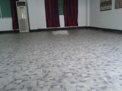 地毯紋PVC地板案列